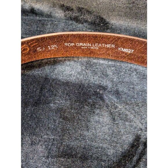 Vintage Marine corps belt buckle & top grain leather belt goes up to a 46W - Picture 4 of 11